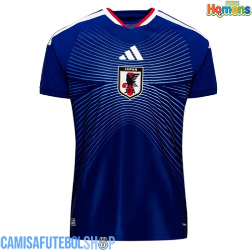 Camisa de time de futebol Japão Replicas 1º Equipamento Mundo 2026 Manga Curta